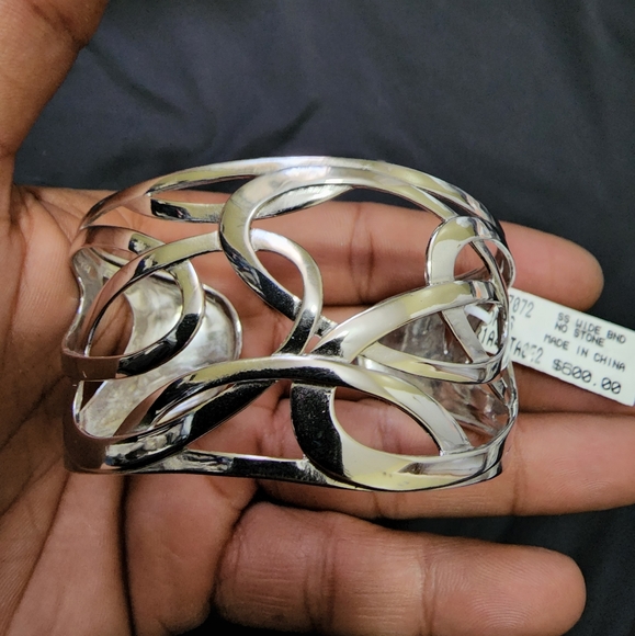 SS wide band no stones - Picture 3 of 3